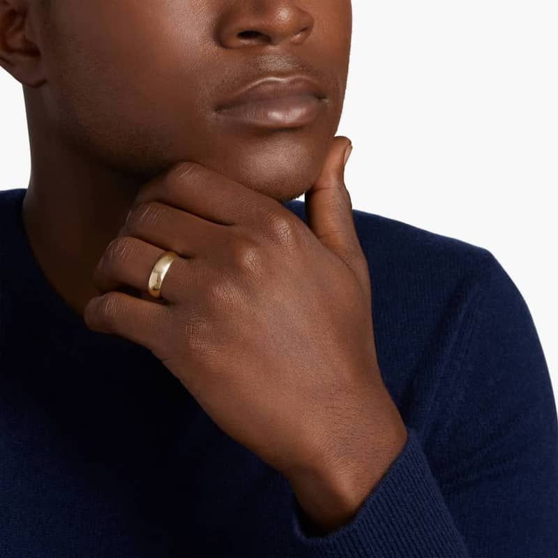 Classic Wedding Ring in 14k Yellow Gold (6mm)