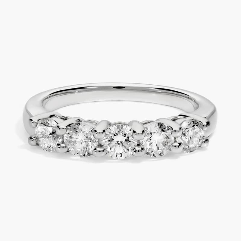Eternal Five Stone Lab-Grown Diamond Ring in Platinum (1 ct. tw.)