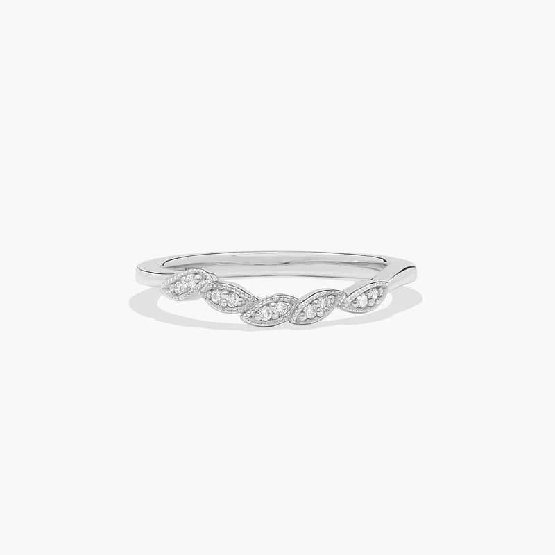 Entangled Vines Wedding Ring In 14K White Gold (1.50mm)