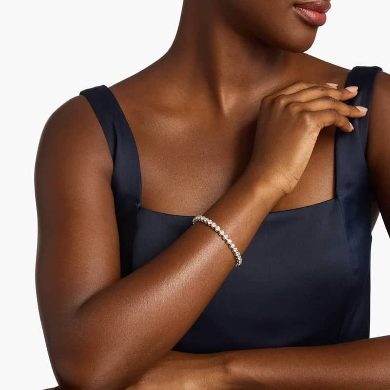 Two-Prong Diamond Tennis Bracelet in 14k White Gold (10 ct. tw.)