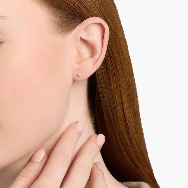 Diamond Stud Earrings in 14k Rose Gold (1/5 ct. tw.)