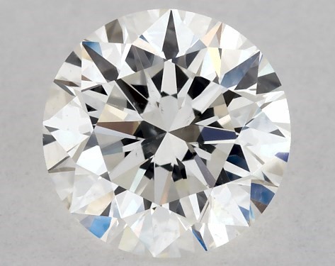 GIA 0.80 Carat H-SI1 Excellent Cut Round Diamond