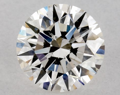GIA 0.80 Carat H-SI1 Excellent Cut Round Diamond