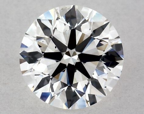 GIA 0.80 Carat H-SI1 Excellent Cut Round Diamond