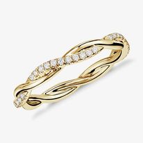 Petite Twist Diamond Eternity Ring